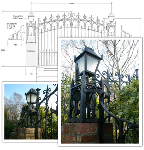 Sligo Arch Gate and Drawing