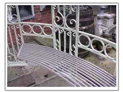 photo of pergola seat