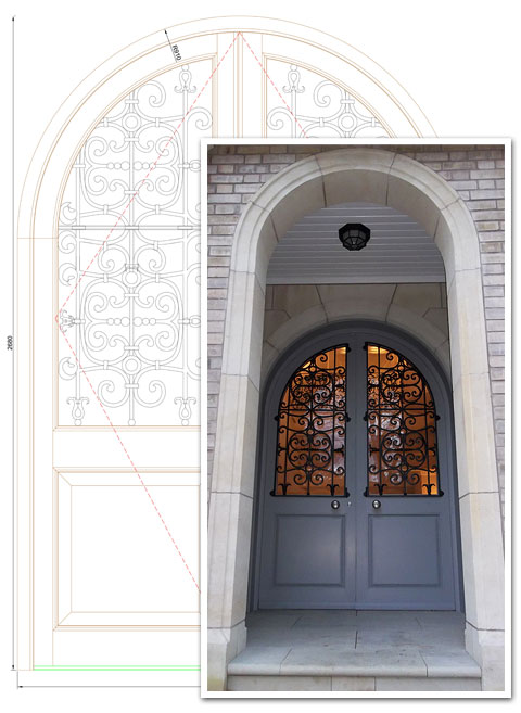 Loxley Decorative Door Grille
