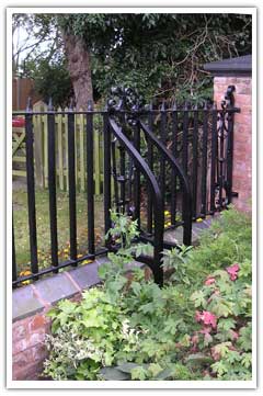 C19th Blacksmiths railings detail