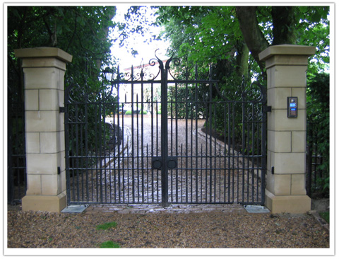 C 19th Entrance Gates