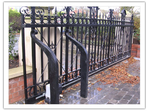Victorian sliding gate.