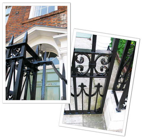 Georgian pedestrian railings