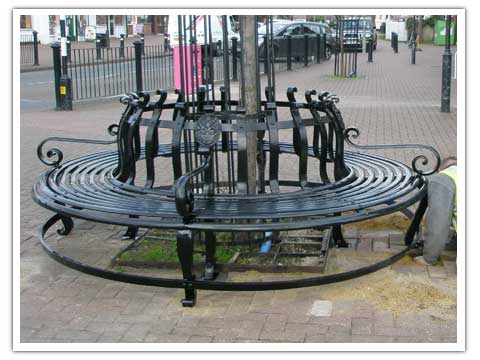 Municipal Tree Seat instalation
