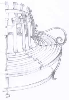 Tree Seat drawing